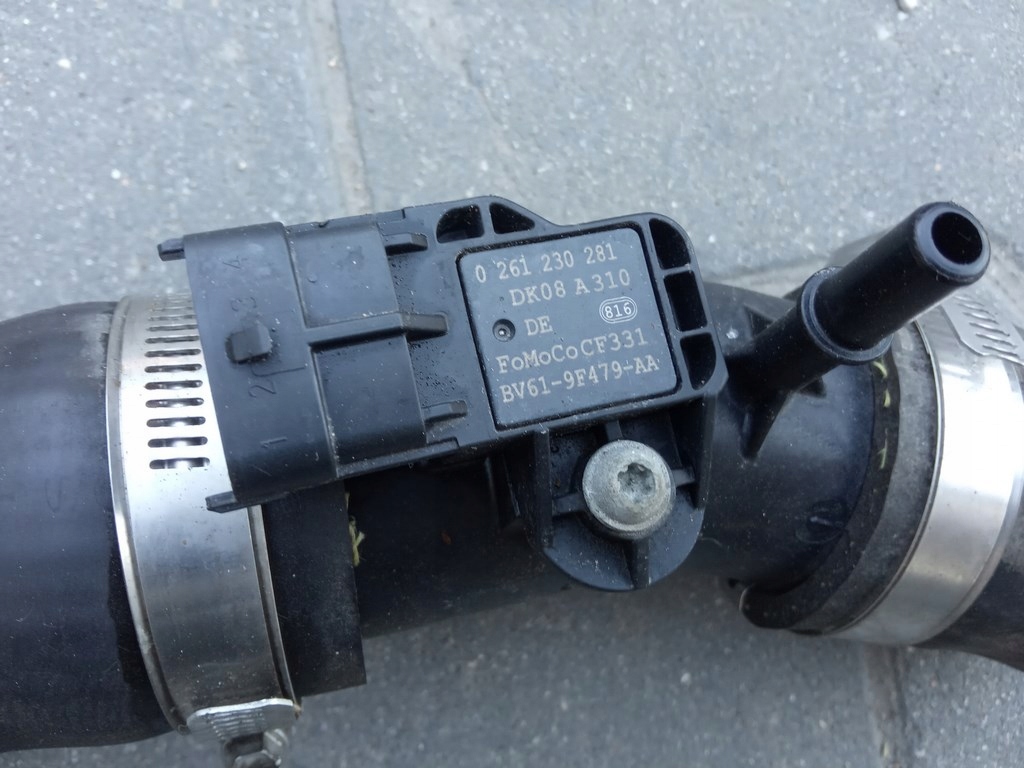 фото №5, Ford fiesta mk7 lift b-max 1.0 eco. шланг интеркулер c1b1-6k863-ae