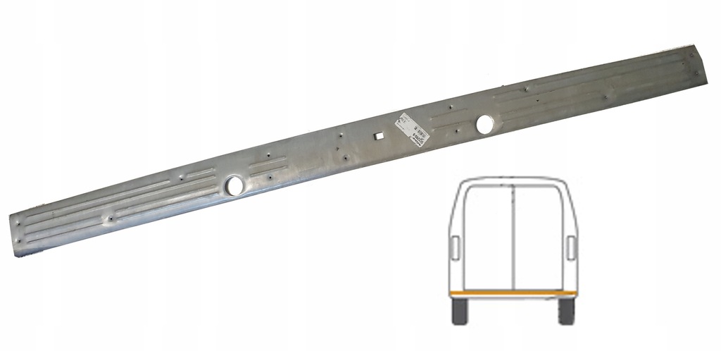 фото №1, Молдинг поперечина заднього ремкомплект sprinter vw lt 95-