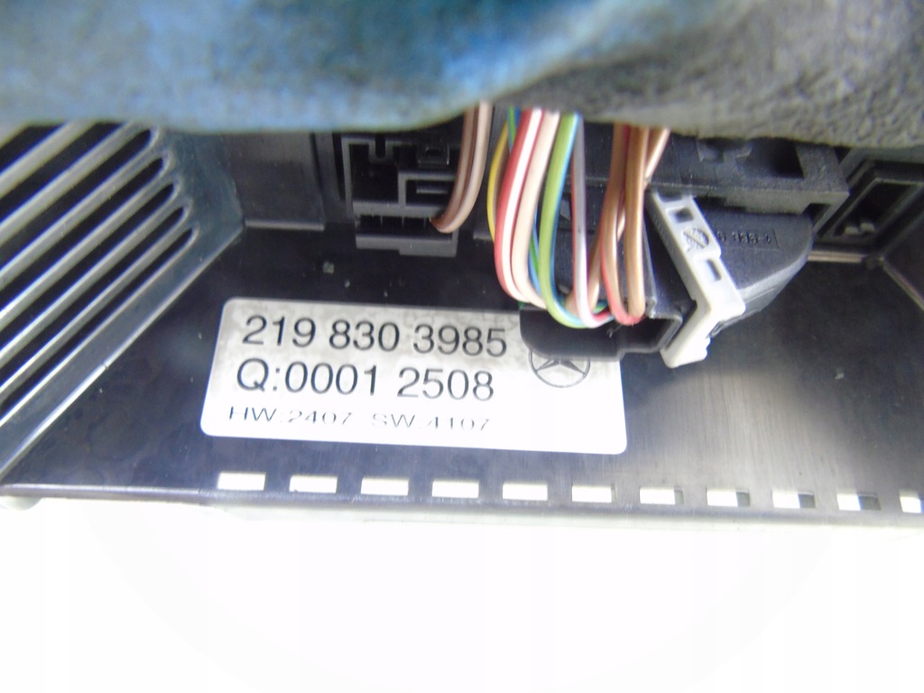 фото №6, Панель кондиционера mercedes-benz оригинальный номер 2198303985