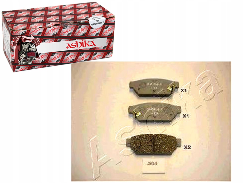фото №1, Ash51-05-504 тормозные колодки тормозные mitsubishi carisma d