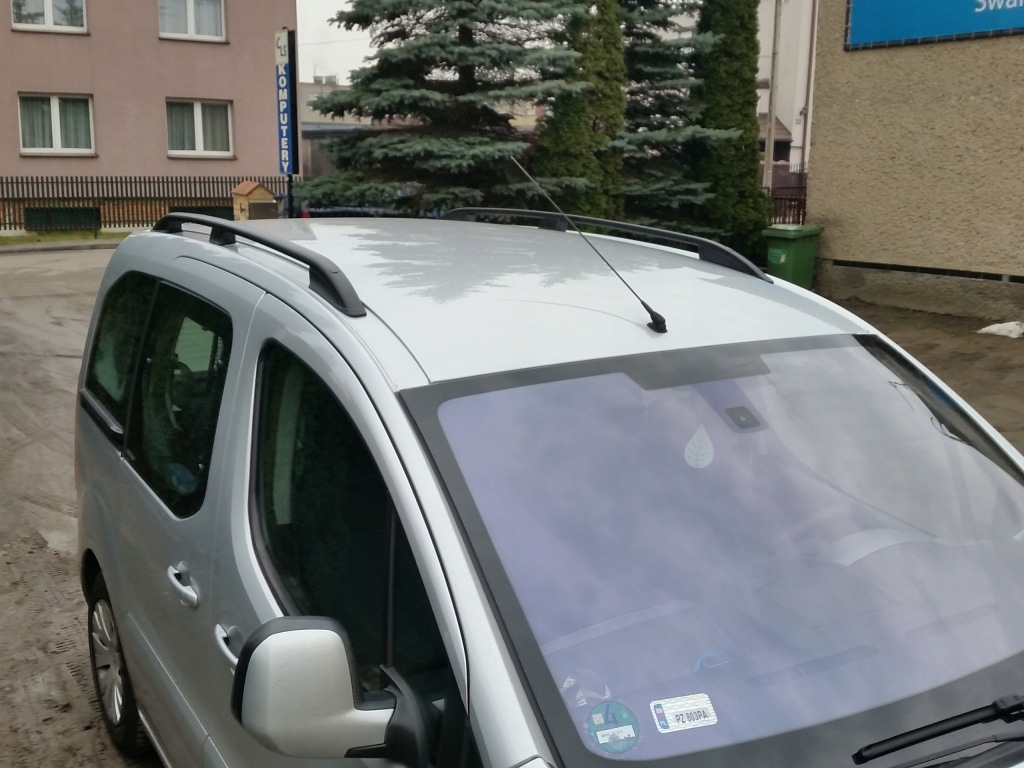фото №2, Peugeot partner rifter 2019+ рейлинги кровельные багажник l1 mocne
