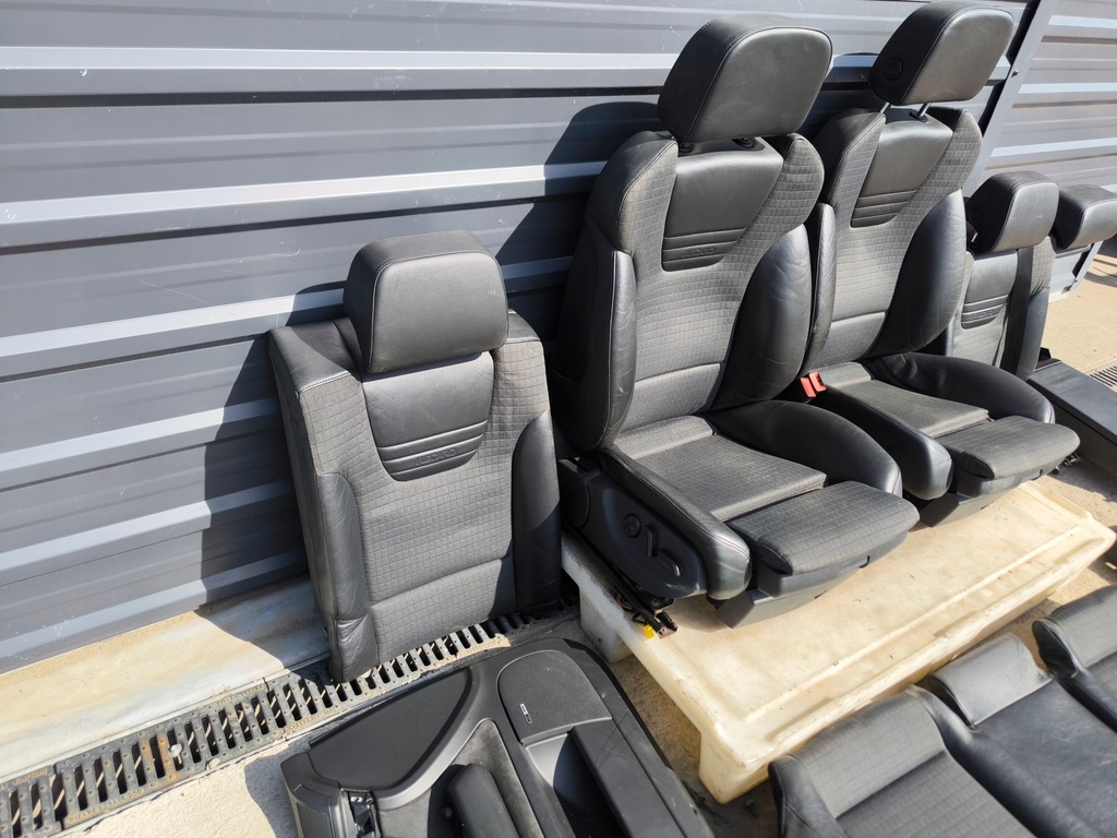 фото №9, Сидіння сидіння audi s4 b6 b7 pół шкіра recaro електрика комплект europa !!!