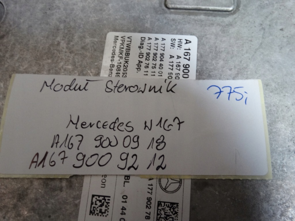 фото №4, Idealny модуль блок управления mercedes w167 1