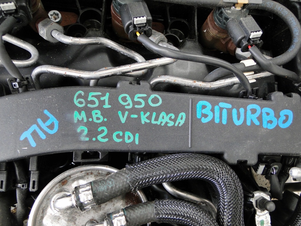 фото №9, Двигун 651950 mercedes v klasa w447 2.2cdi biturbo a6510703187