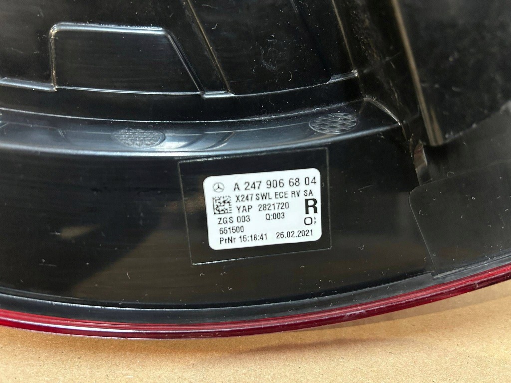Фара задня права mercedes glb x247 19- a2479066804 Оригінал