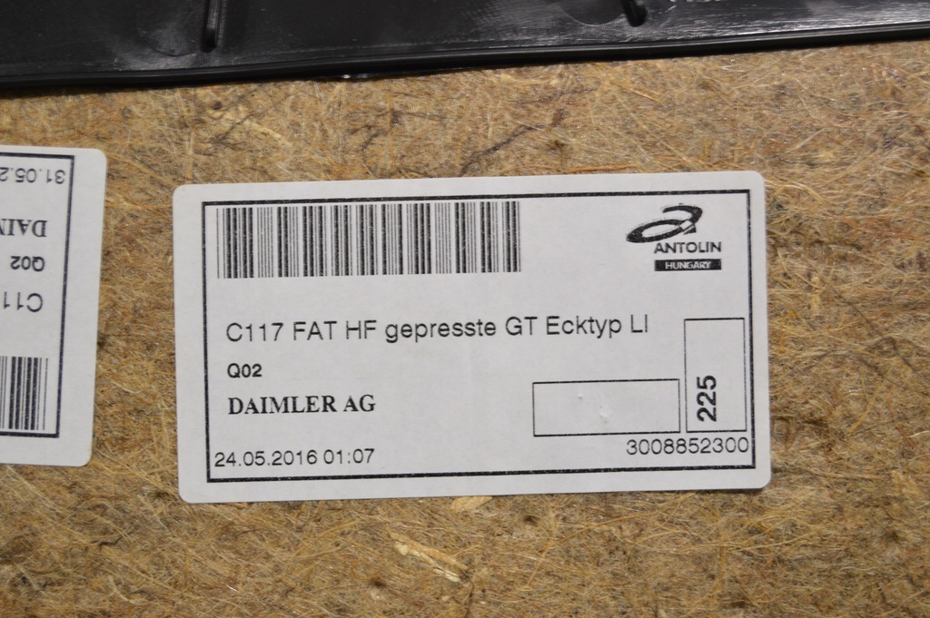 фото №14, Обшивка дверь левый перед mercedes w117 c117 sedan