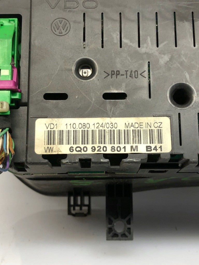 фото №9, Счетчик приборы volkswagen оригинальный номер 6q0920801m