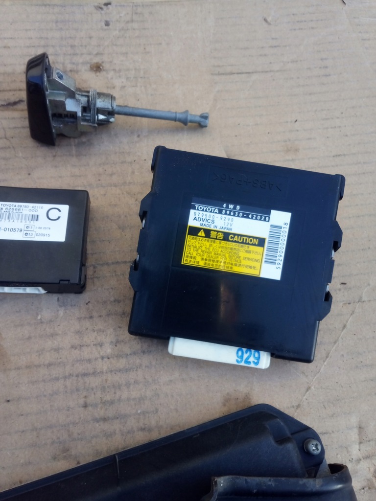 фото №8, Toyota rav4 iii 06-09 2,2 d-4d 136km бортовий комп'ютер набір стартовий вживаний