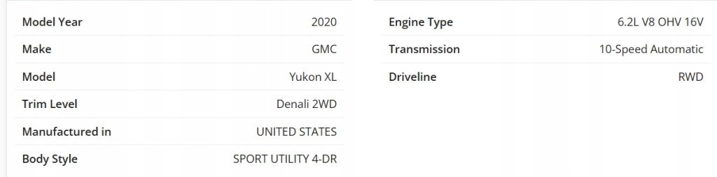 Gmc yukon xl denali iv 2015 - обшивка дверь правый задний  84365656 Недорого