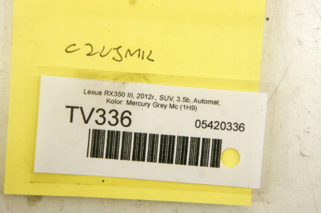 Tv336 lexus rx iii 3.5i датчик faz распределительного вала 15330-31020 с Разборки