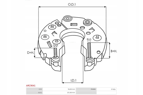 фото №3, Випрямляч, генератор as-pl arc9041