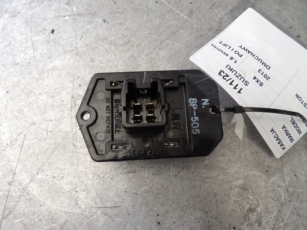 фото №1, Резистор вентилятор suzuki sx4