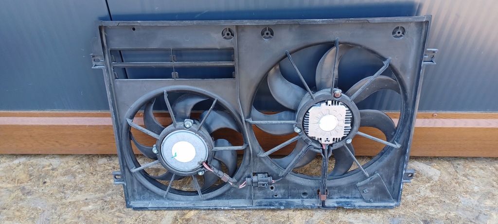 фото №7, Вентиляторы радиатора vw golf v 1k0121207aa
