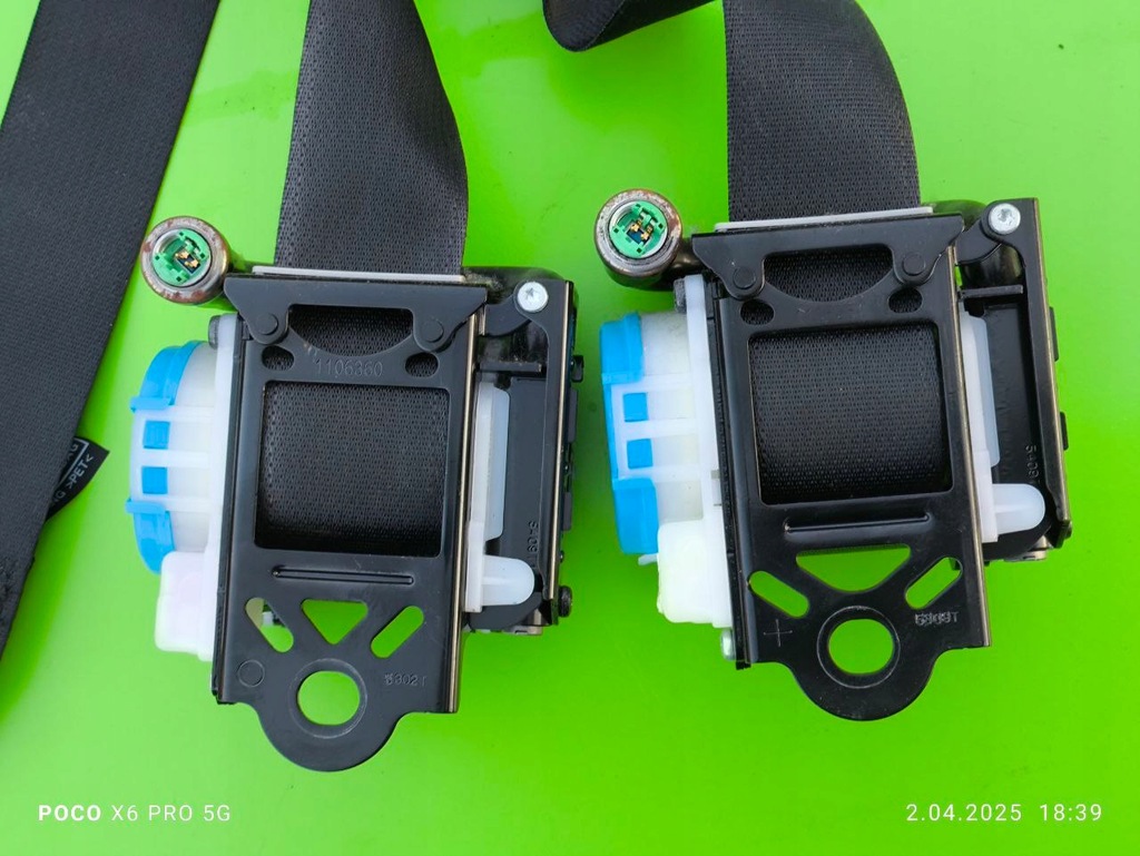 фото №9, Aygo ii citroen c1 ii комплект pas ремені безпеки лівий правий 732200h040