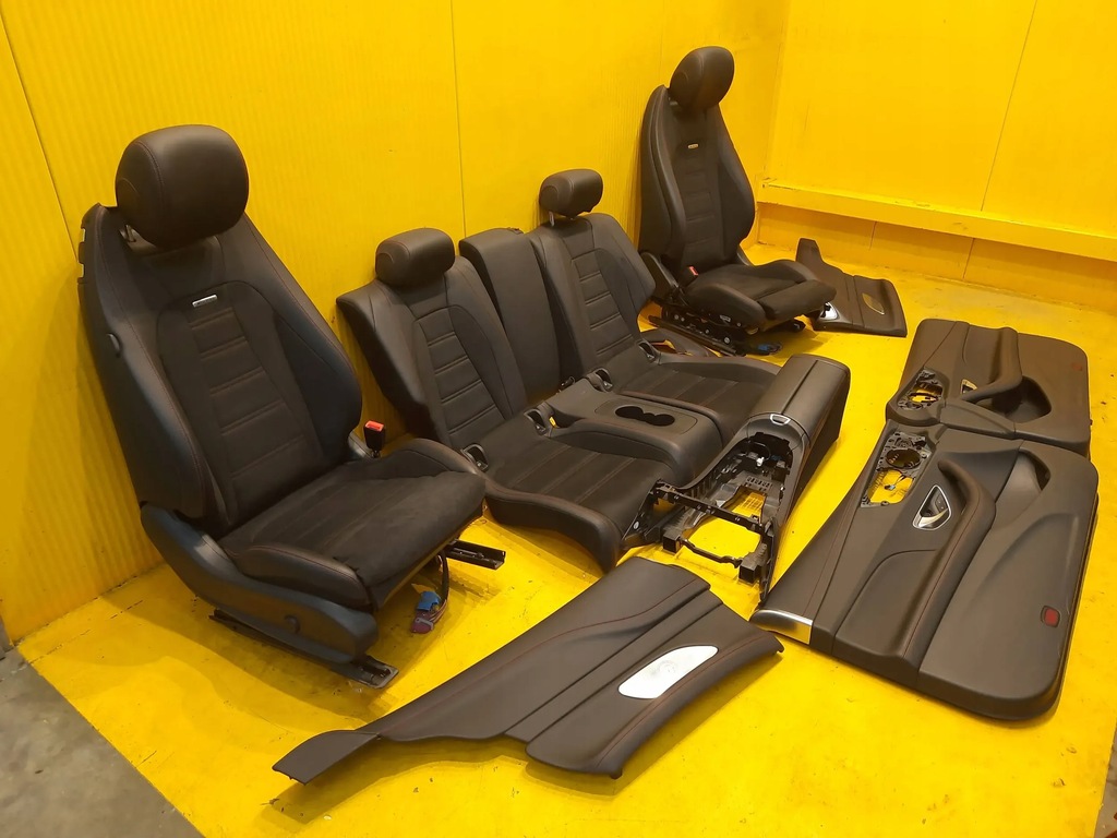 фото №11, Mercedes-benz e w238 coupe сиденье заднее сиденье обшивки туннель