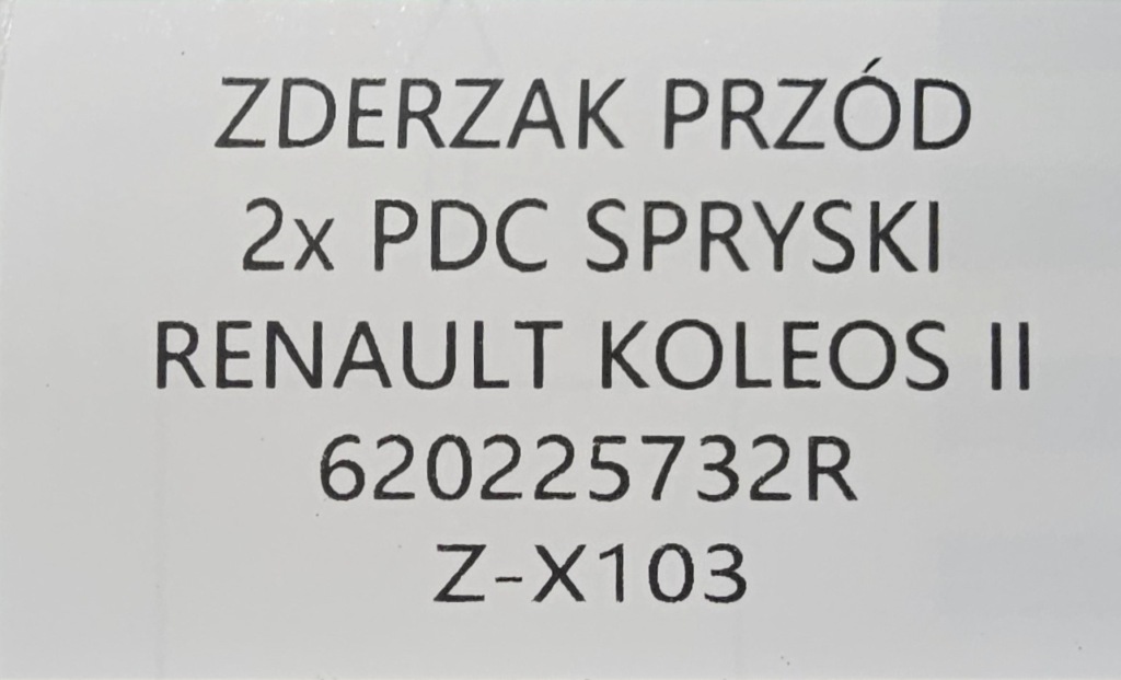 фото №9, Новий оригінальний бампер перед передній renault koleos ii 2 2016-2019