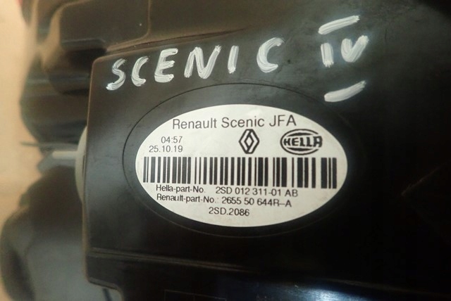 фото №3, Лампа ліва задня лівий задня renault scenic 4 iv 16-
