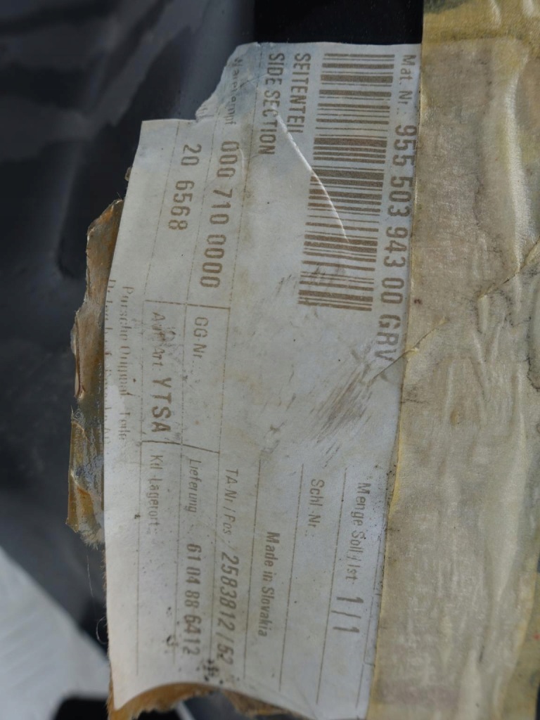 Купить Porsche cayenne 955 7l крыло  левое  новый задняя задний