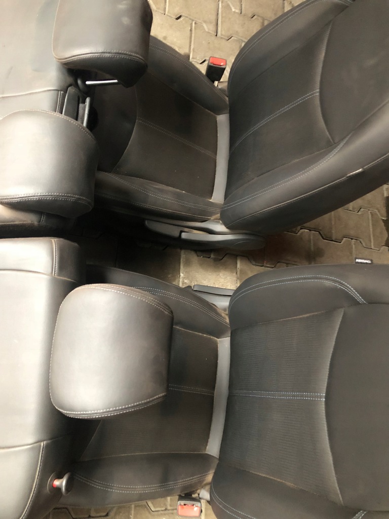 фото №6, Заднє сидіння сидіння opel karl версія cosmo pół шкіра