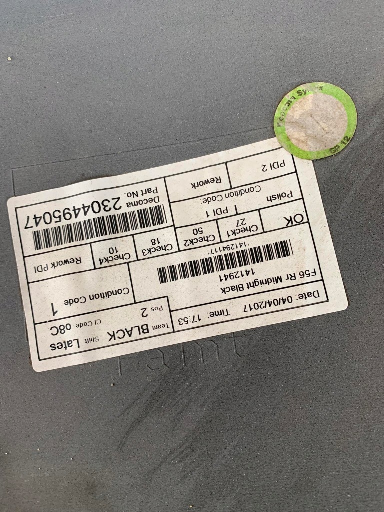 фото №8, Бампер задня mini one 2017