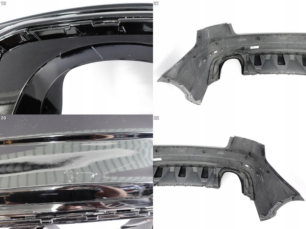 фото №11, Audi rs3 8v5 sedan 17-20 бампер спойлер задняя 4xpdc