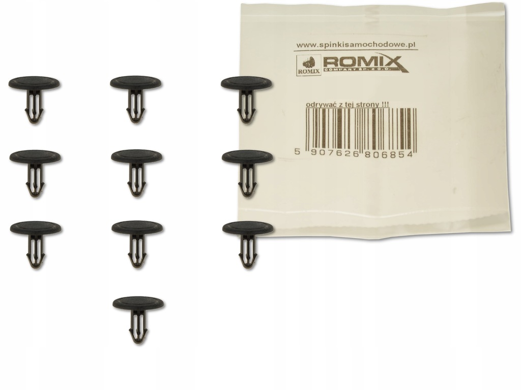 фото №1, Honda civic ix 12- кліпса кліпса штифт підкрилок 10x