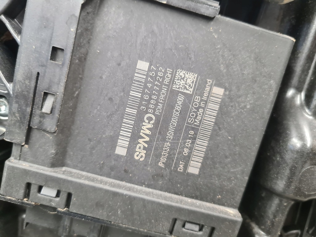 фото №10, Підйомник скло двері перед передніх правий volvo s90 v90 31378593