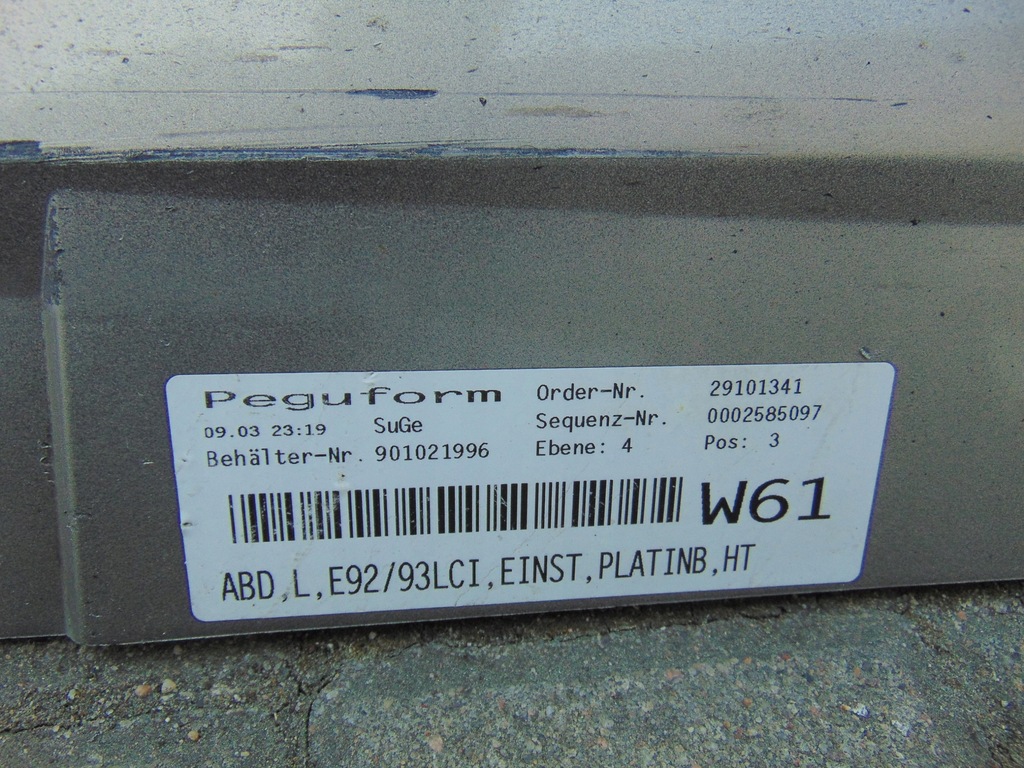 фото №15, Молдинг накладка порог левая bmw 320i e92 coupe lift a53/8 europa