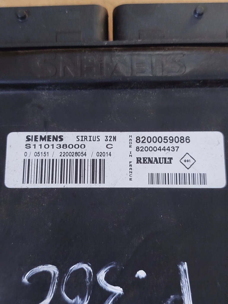 фото №4, Бортовой компьютер renault thalia i 8200059086 1,4 16v