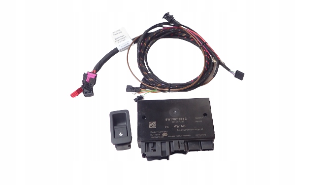 фото №1, Nowa джгут фаркоп audi a4 8w + кнопка + модуль