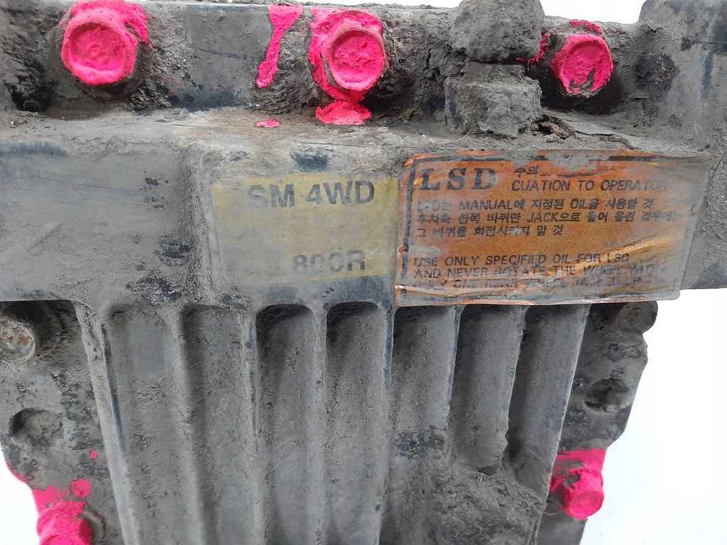 фото №7, Hyundai santa fe i 2.0crdi 02r 4x4 мост дифференциал задний