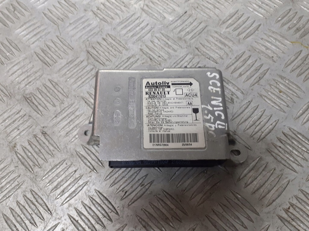 фото №1, Модуль датчик подушка безпеки renault scenic ii 8200411013