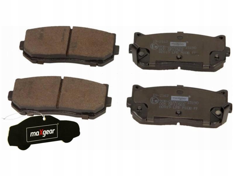 фото №1, Тормозные колодки задняя maxgear 19-2167 +ароматизатор