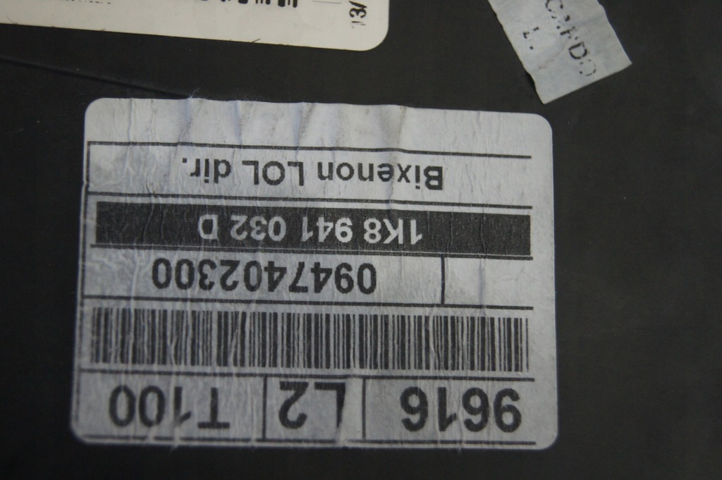 фото №6, Ксенон vw scirocco права europa 1k8941032d