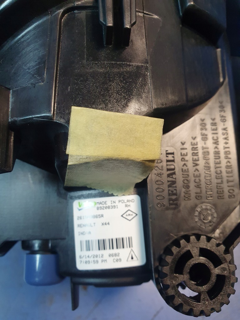 фото №7, Противотуманная фара renault twingo 90004261 правый оригинал