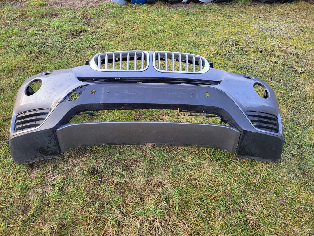 Bmw x3 f25 рестайлінг  бампер перед звичайний решітки радіатора ґрати електропроводка pdc датчики Недорого