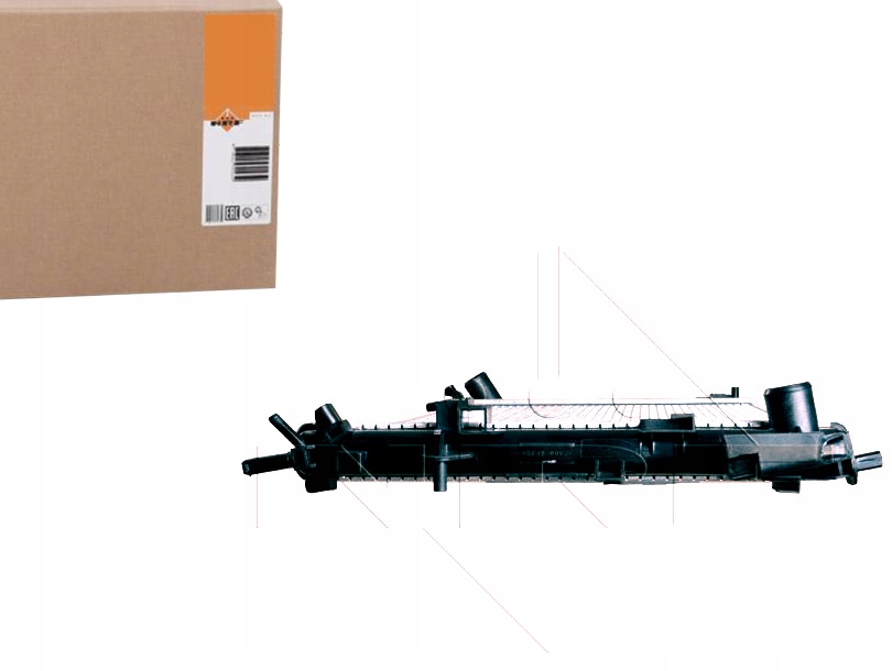 Радиатор воды opel vauxhall signum 03- 58203 nrf в Украине