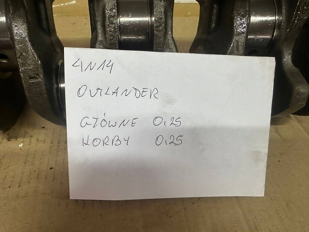 фото №5, Mitsubishi asx outlander iii 2.2 di-d 4n14 wał колінчастий шліфування