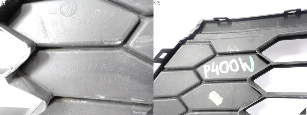 фото №12, Vw polo vi 6 2gs 2g0 lift 21- gti бампер решётка средняя перед 2g0853677ae