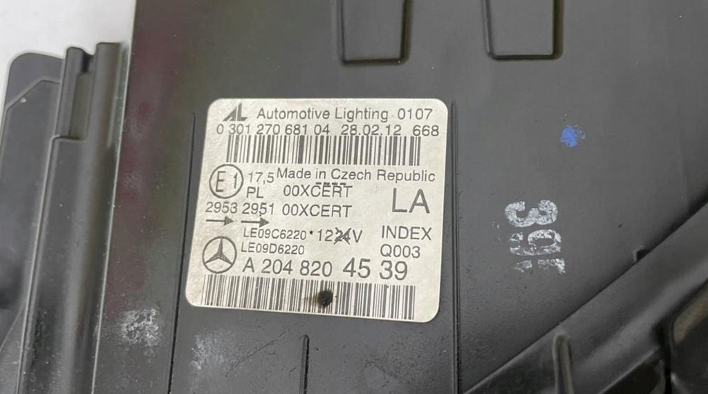 фото №7, Mercedes c w204 lift лампы ксенон led ils a2048204539 a2048204639 комплект