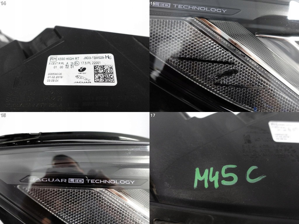 фото №12, Jaguar i-pace x590 18- лампа права full led технологія high eu