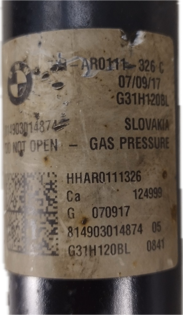 Амортизатор пневматичний задні bmw g31 ліве задні пневмоподушка ha konv r Доставка