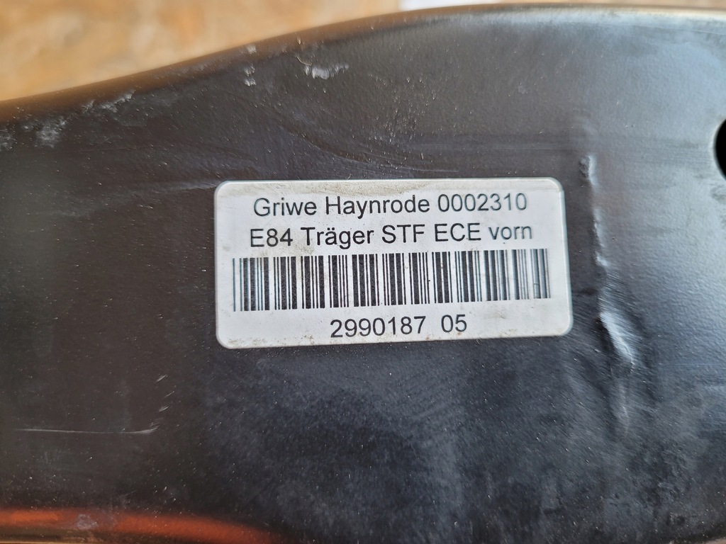 фото №10, Bmw x1 e84 балка передняя усилитель бампера перед оригинал fv