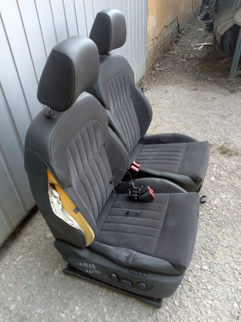 фото №9, Skoda superb iii сиденья комплект сидений заднее сиденье