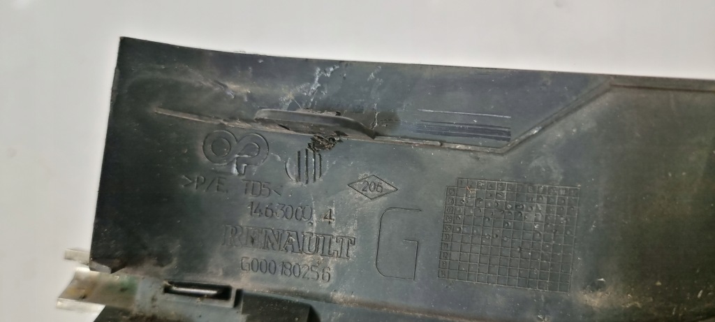 фото №4, Решётка левая противотуманной фары бампера перед решётка радиатора renault espace iv lift 2006-2012