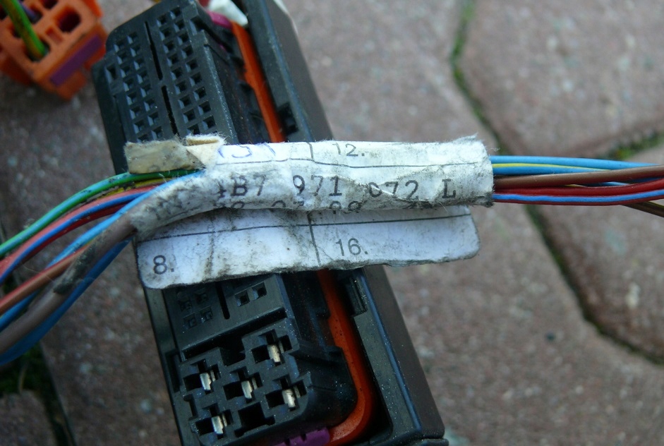 фото №7, Жгут электропроводка электрическая двигателя audi s6 a6 c5 4.2 v8 299km ars