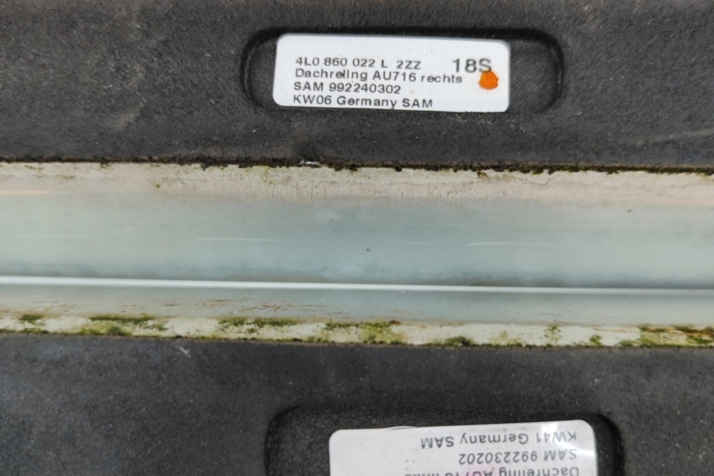 фото №8, Audi q7 4l набор рейлингов кровельные 4l0860022l 4l0860021e 3.00 дизель 171k