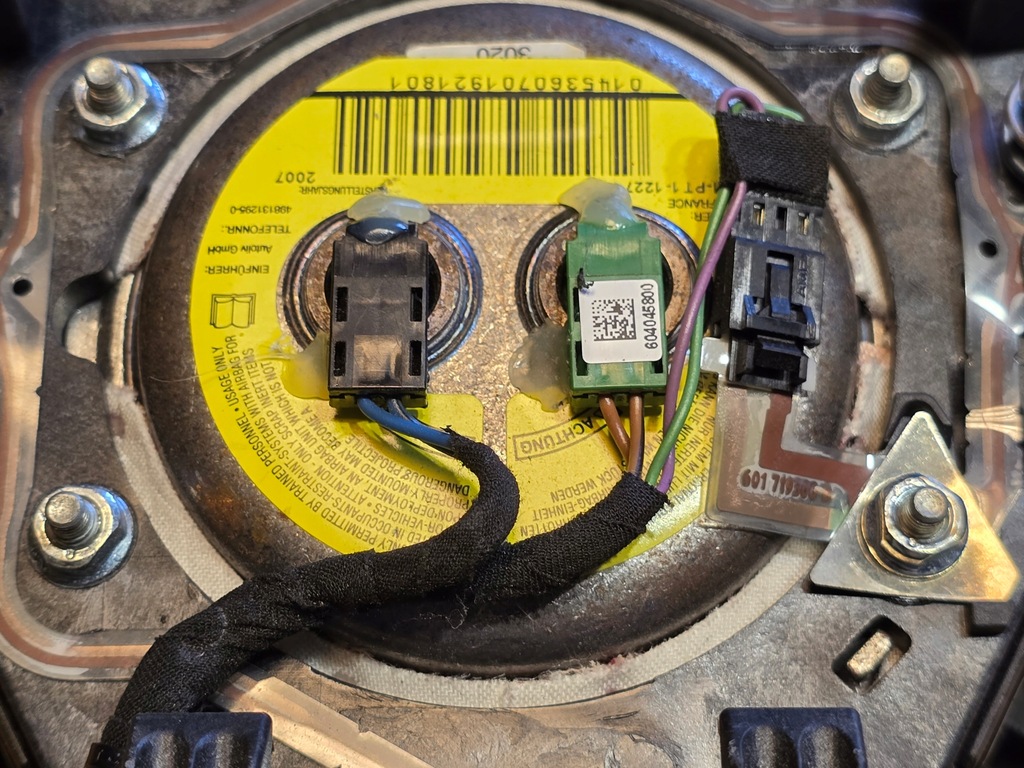 фото №14, Bmw 7 e65 lift lci подушка повітряна подушка безпеки водія 33677505001z