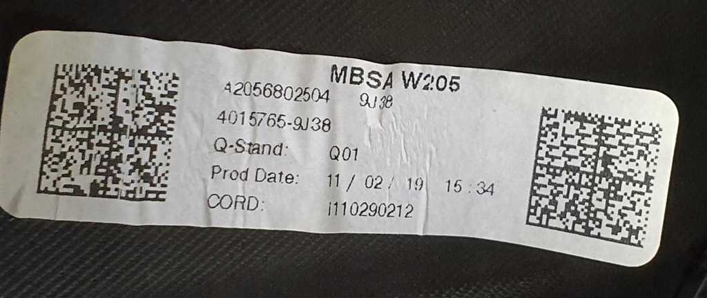 фото №12, Панель приладів приладова консоль mercedes w205 europa