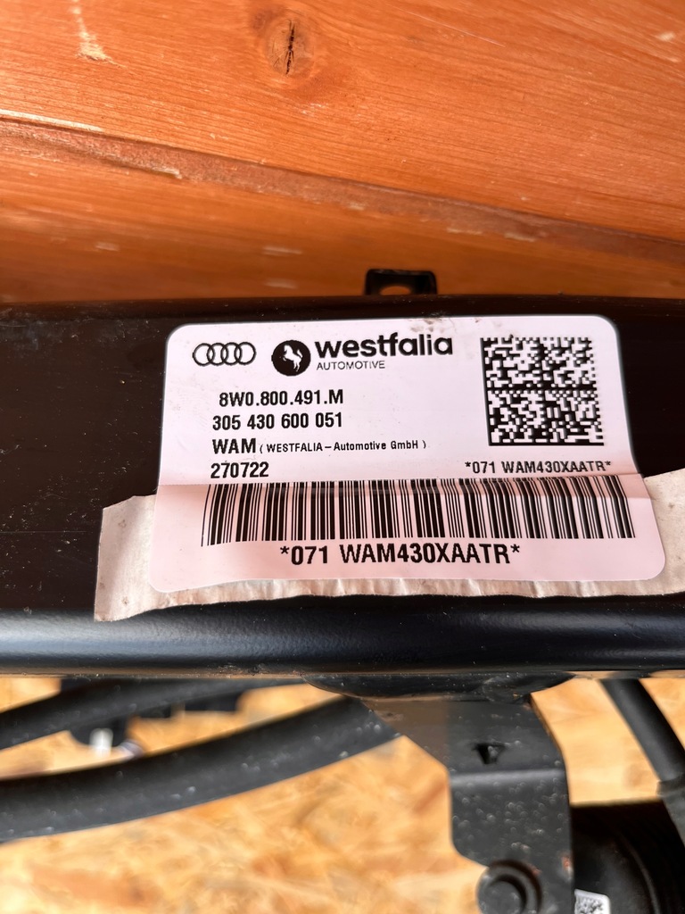 фото №6, Hak буксировочный электрический модуль audi a4 a5 b9 8w